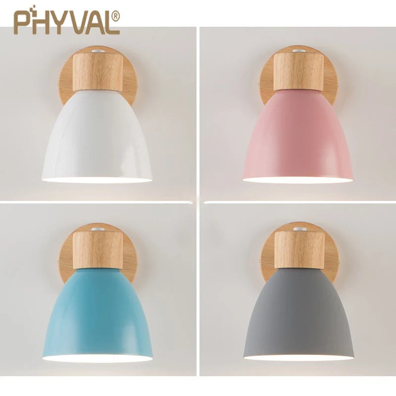 Vaxreen Nordic Wall Lamp Modern Sconce Bedroom Living Room Lighting