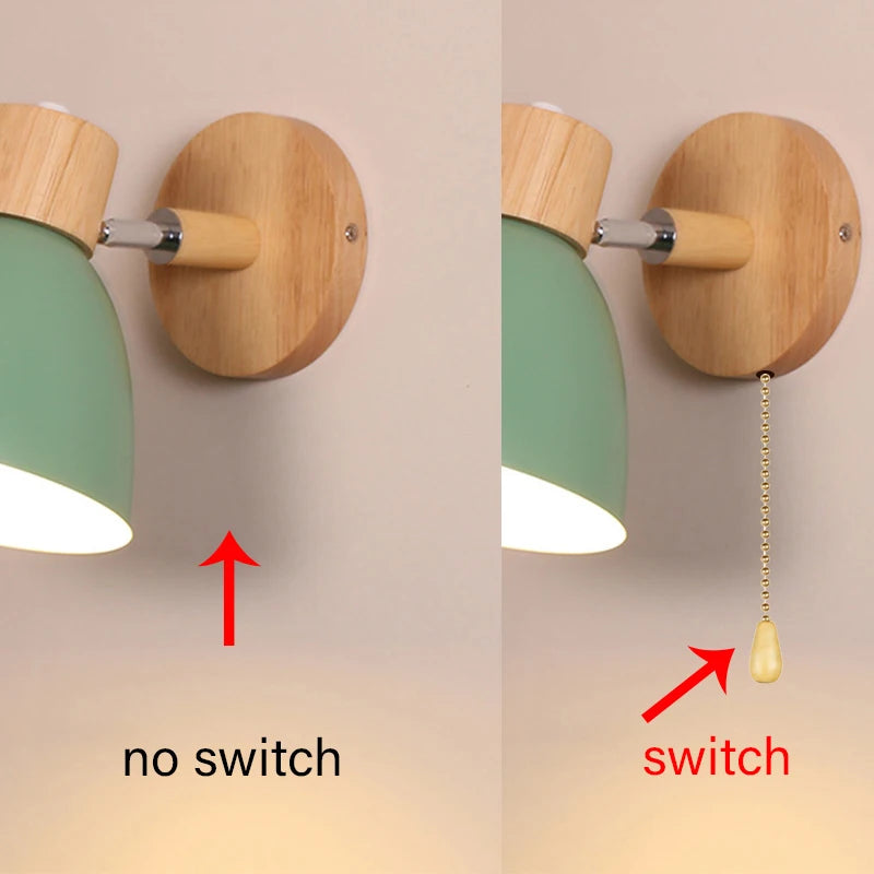 Vaxreen Nordic Wall Lamp Modern Sconce Bedroom Living Room Lighting