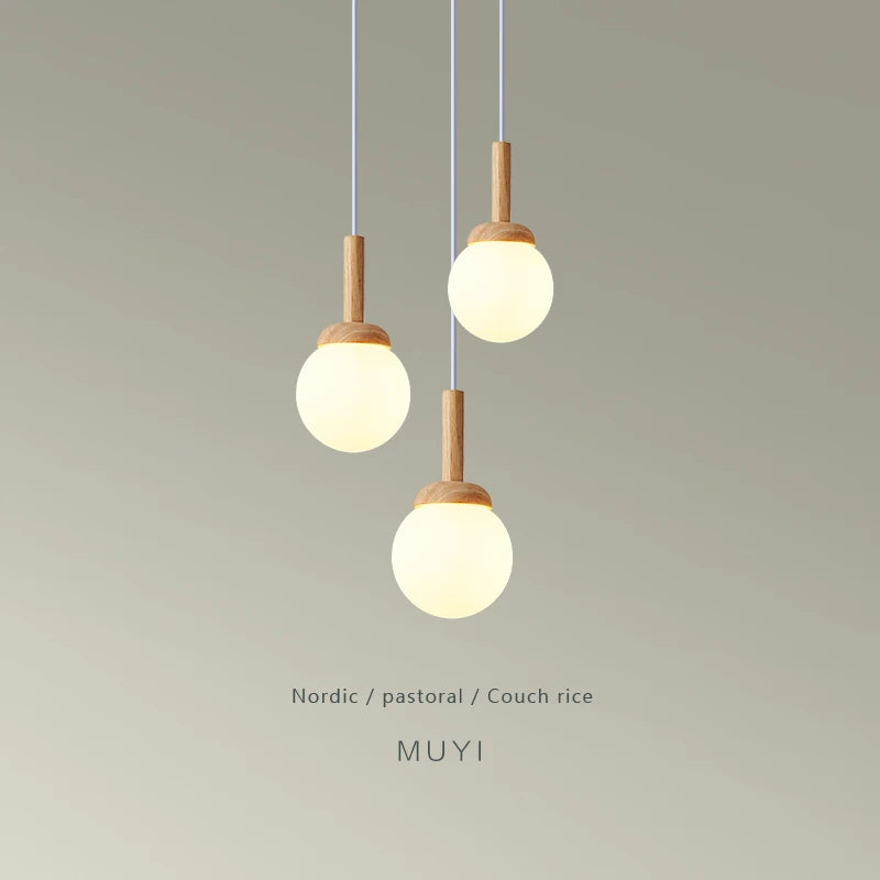 Vaxreen Nordic Pendant Lamp 3-Head Modern Dining Room Bar Kitchen Light