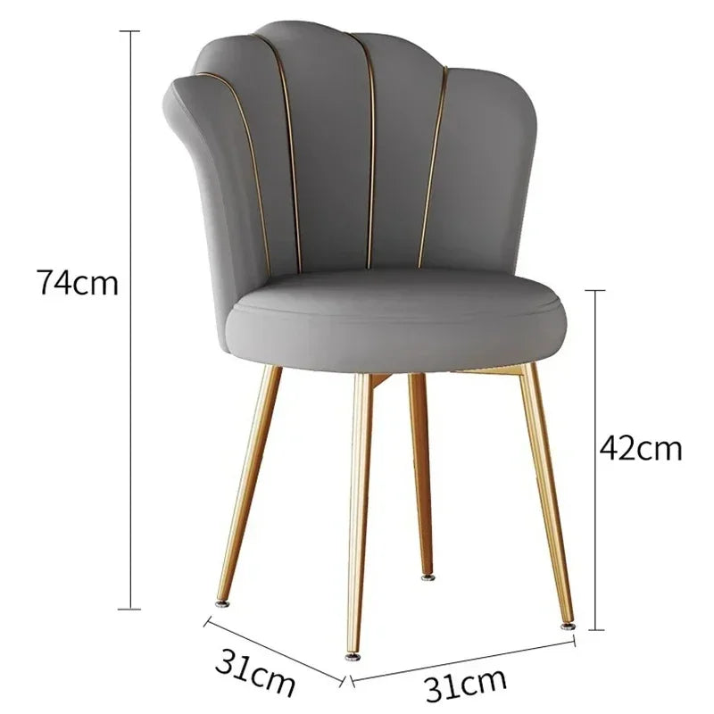Vaxreen Nordic Velvet Living Room Chair Relax Floor Modern Furniture