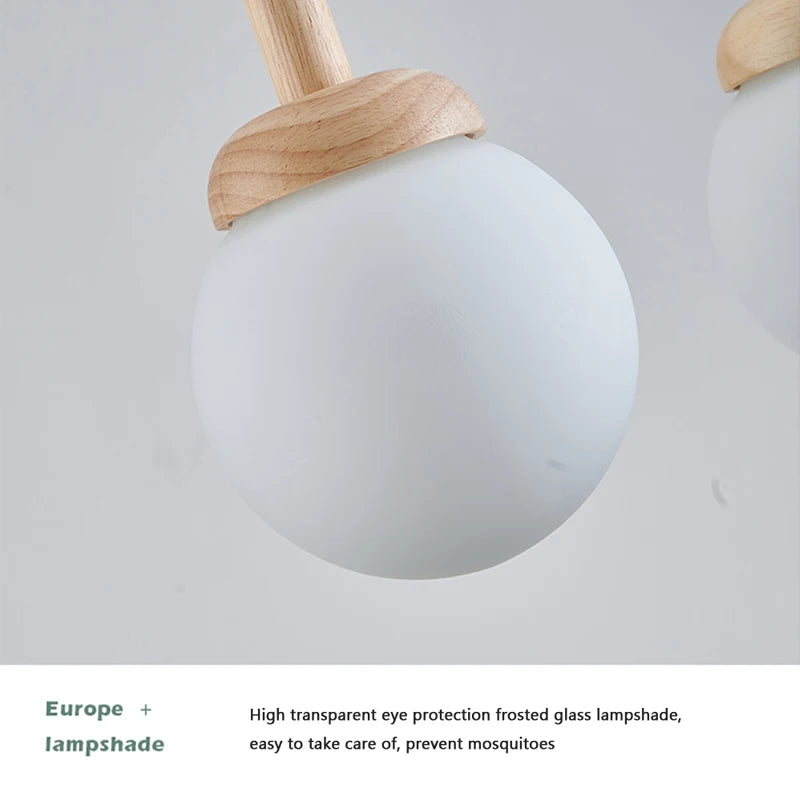 Vaxreen Nordic Pendant Lamp 3-Head Modern Dining Room Bar Kitchen Light