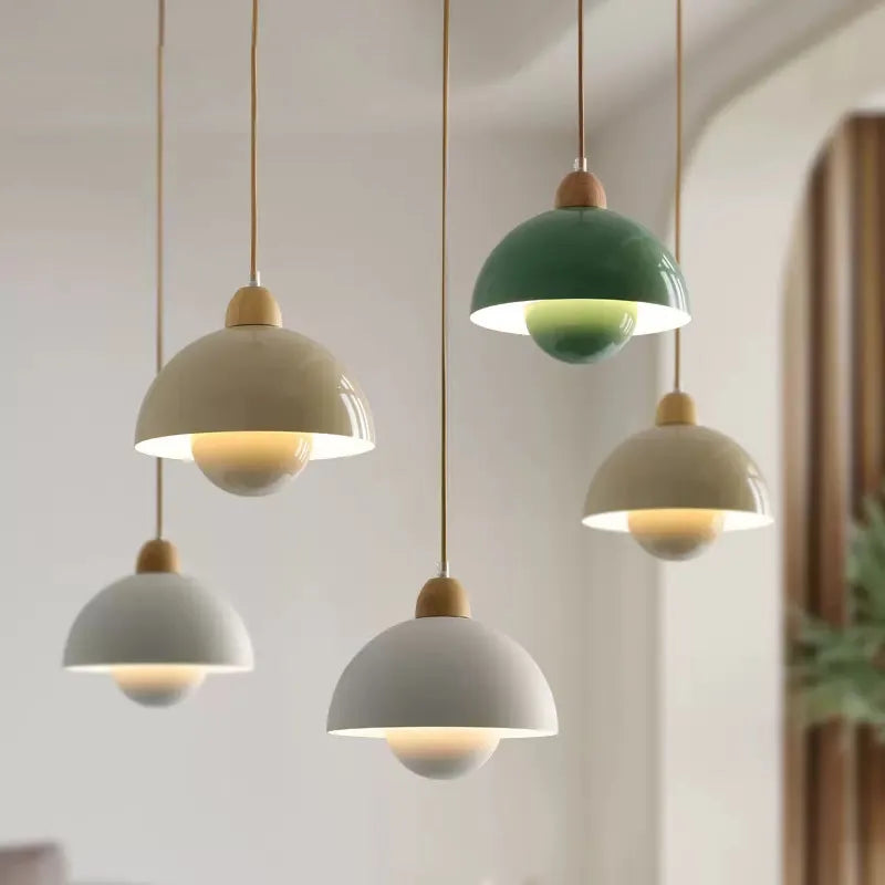 Vaxreen Nordic Wood Pendant Lamps for Home Decor