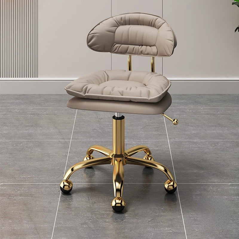 Vaxreen Stylish Barber Chair with Backrest & Wheels for Professional Salons
