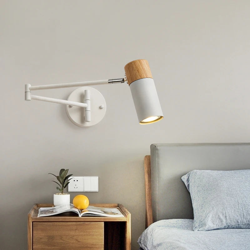 Vaxreen Nordic LED Telescopic Wall Sconce - Modern Reading Light Fixture