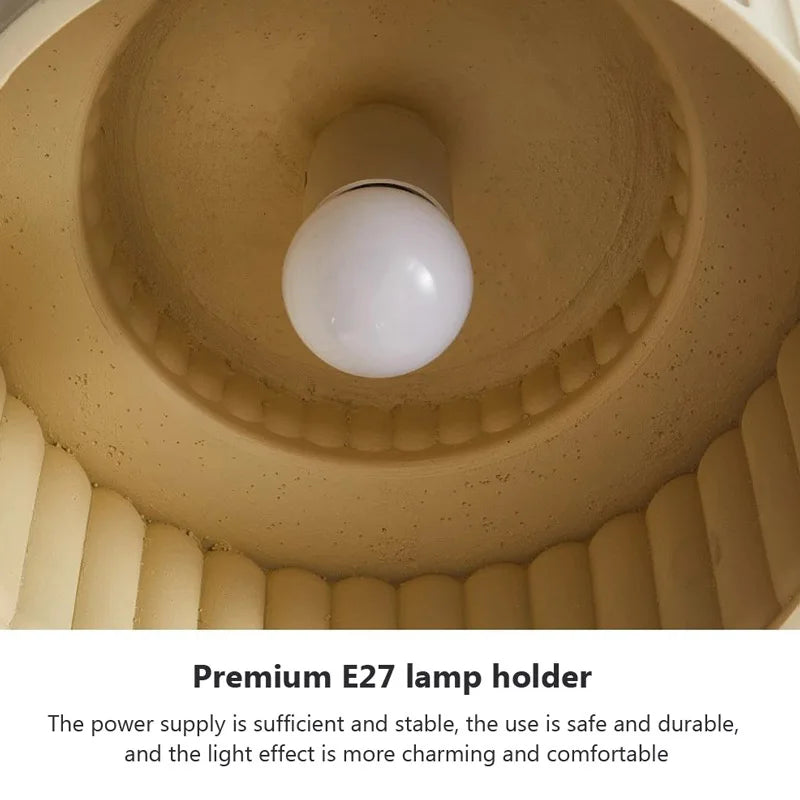 Vaxreen Creamy Wind LED Ceiling Light for Bedroom Home Decor