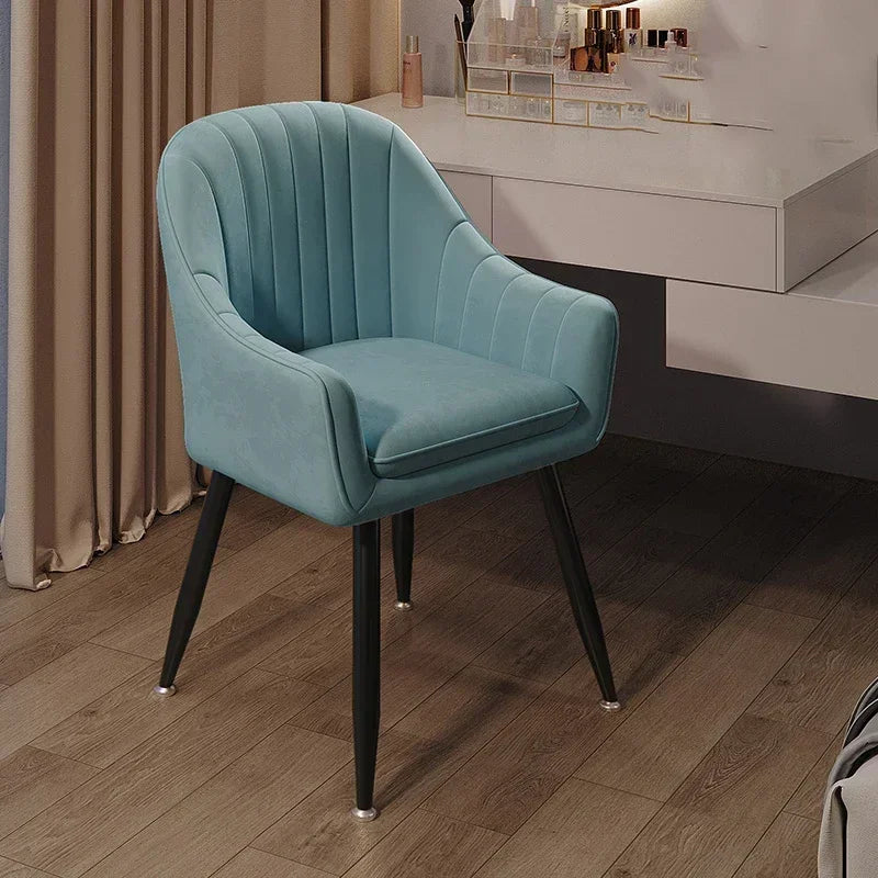 Vaxreen Nordic Velvet Relaxing Armchair for Modern Living Room