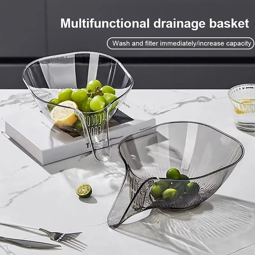 Vaxreen Large Capacity Drain Basket for Home Kitchen Fruit Vegetable Washing