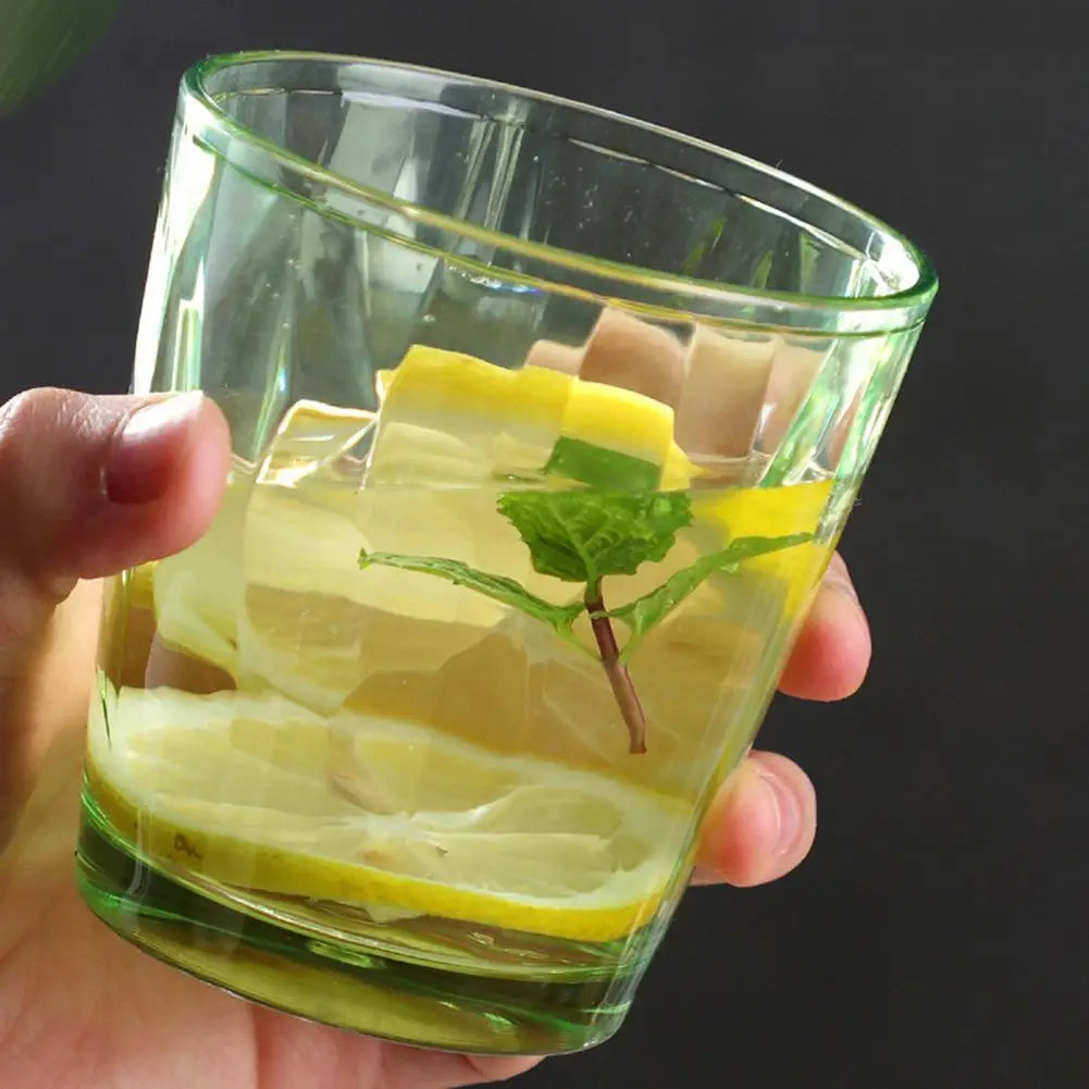 Vaxreen 210ml Transparent Juice Glasses for Bar Parties & Easy Cleaning