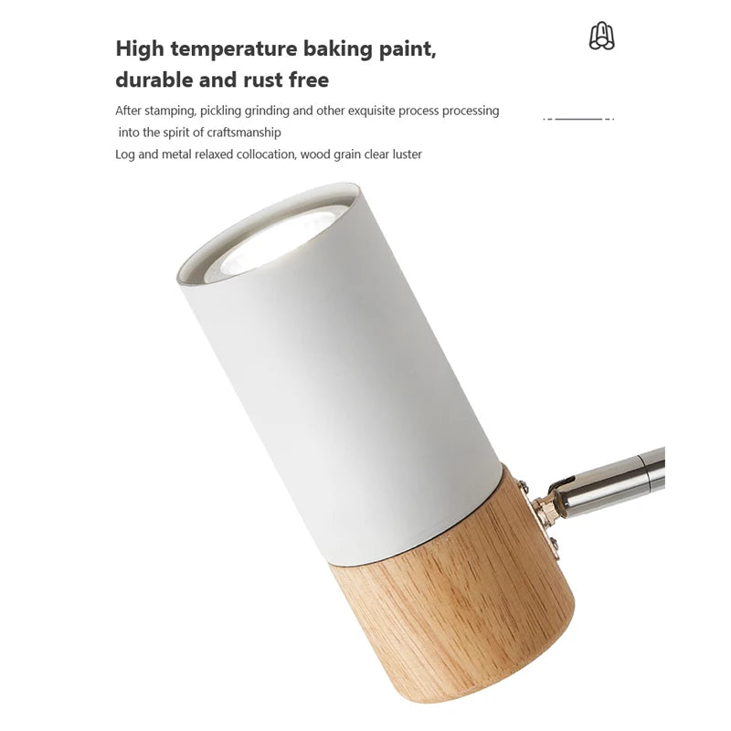 Vaxreen Nordic LED Telescopic Wall Sconce - Modern Reading Light Fixture