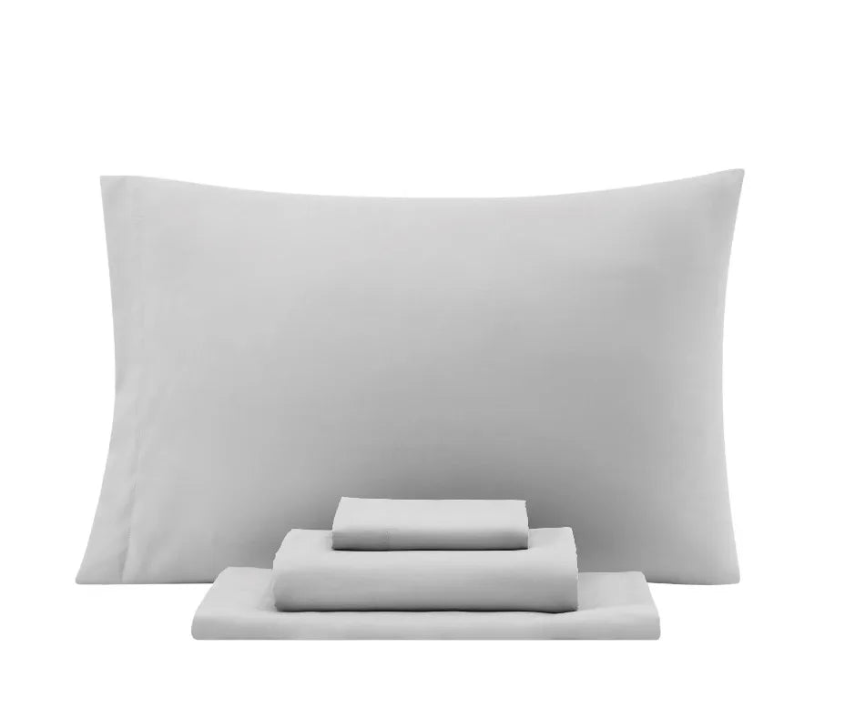 Vaxreen 7-Piece Red Solid Bed Set, Queen Size.