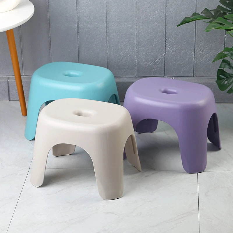 Vaxreen Stackable Kids Stool Thick Plastic Short Bench Chair for Bathing and Household