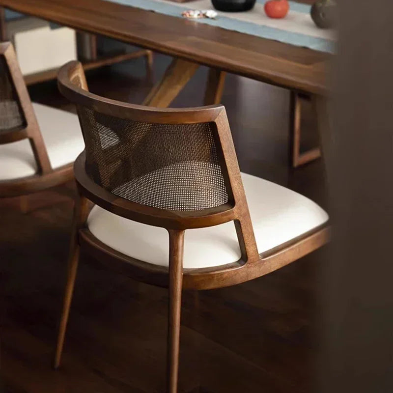 Vaxreen Nordic Wooden Luxury Living Room Chairs Home Furniture