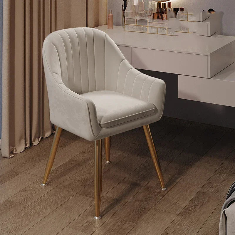 Vaxreen Nordic Velvet Relaxing Armchair for Modern Living Room