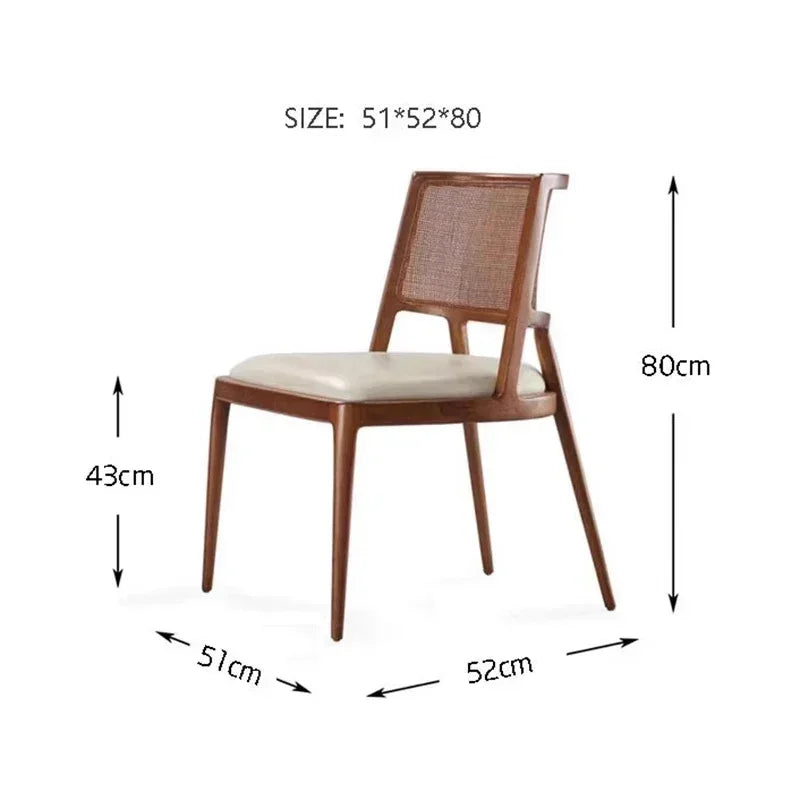 Vaxreen Nordic Wooden Luxury Living Room Chairs Home Furniture