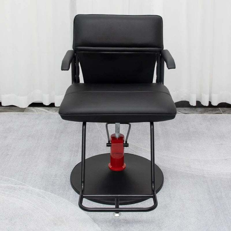 Vaxreen Vintage Rotating Barber Chair with Backrest for Salon Professionals