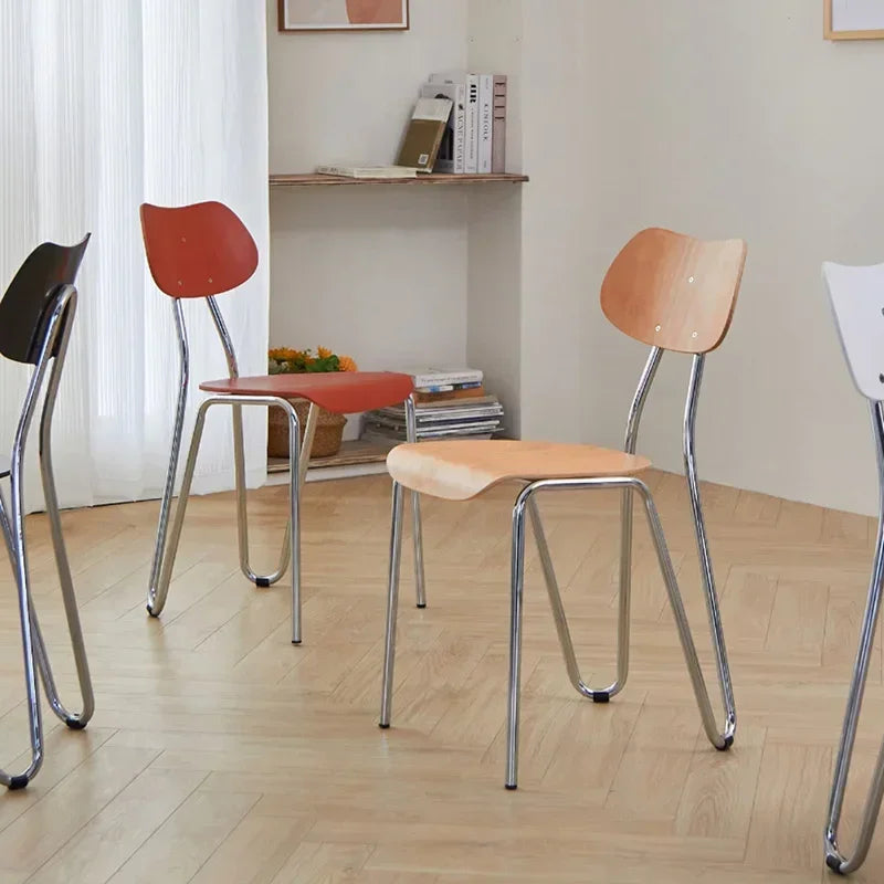 Vaxreen Modern Metal Chairs Ergonomic Design Home Furniture for Living Room, Sedie Cucina