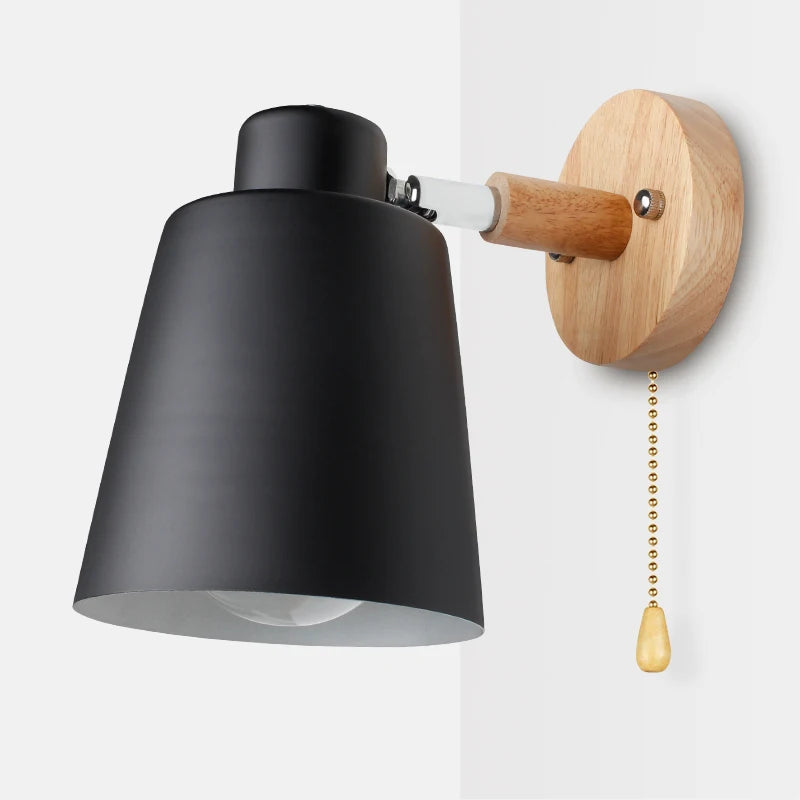 Nordic Bedside Wall Light Sconce by Vaxreen - 6 Color Options