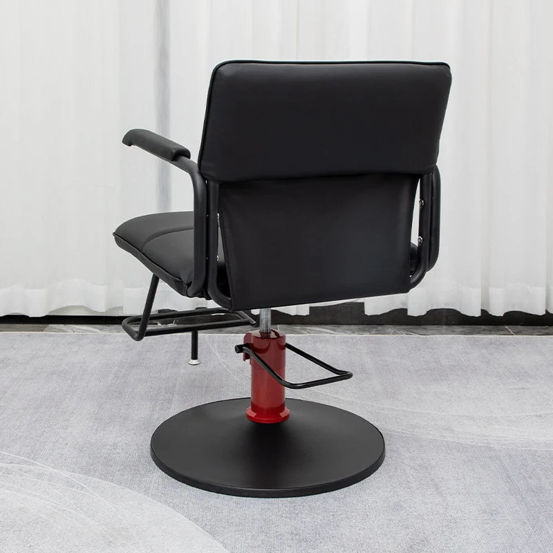 Vaxreen Vintage Rotating Barber Chair with Backrest for Salon Professionals