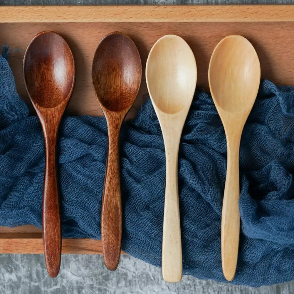 Vaxreen Wood Handmade Stirring Spoon for Home Cooking