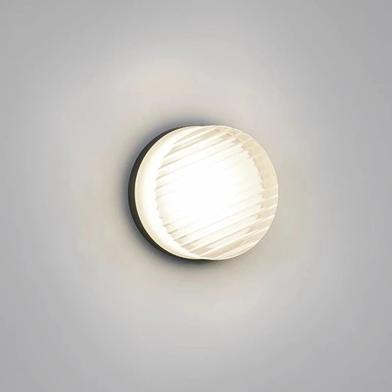 Vaxreen Nordic LED Wall Lamp Smoke Grey Small Sconces for Living Room and Hotel Aisle