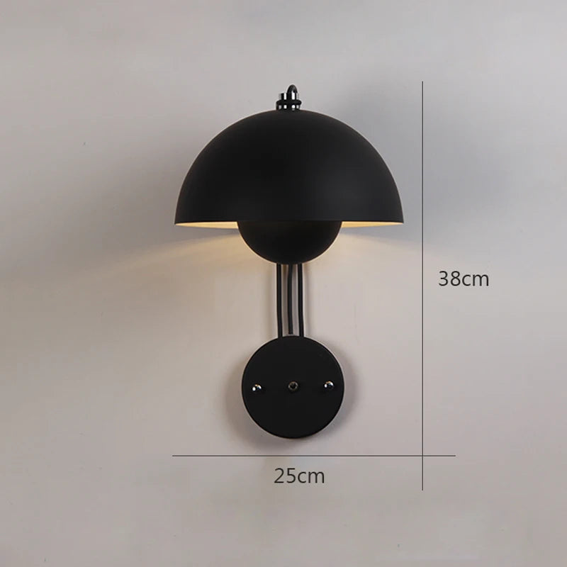 Vaxreen Macaron LED Wall Lamp: Modern Sconces Indoor Lighting for Home, 16W E27