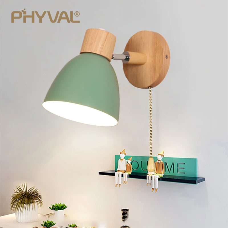 Vaxreen Nordic Wall Lamp Modern Sconce Bedroom Living Room Lighting