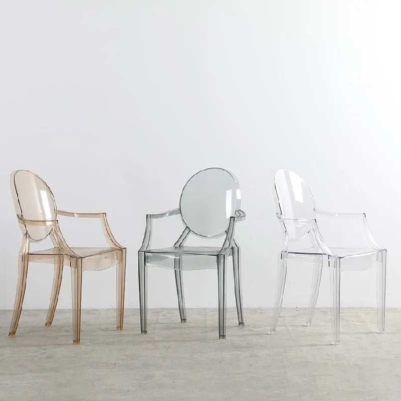 Vaxreen Clear Acrylic Dining Chair Minimalist Modern Nordic Home Furniture