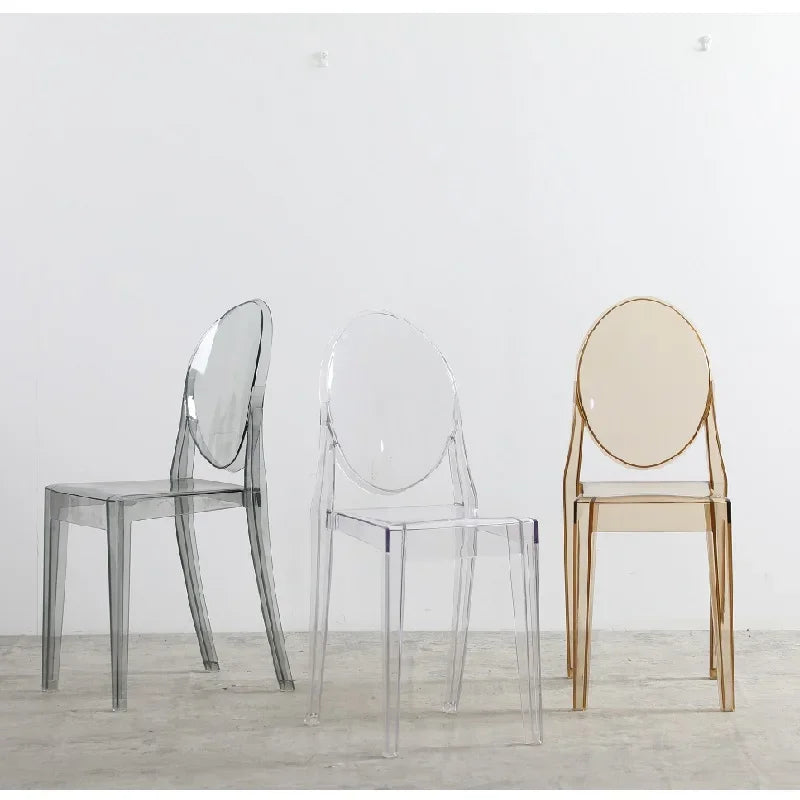 Vaxreen Clear Acrylic Dining Chair Minimalist Modern Nordic Home Furniture