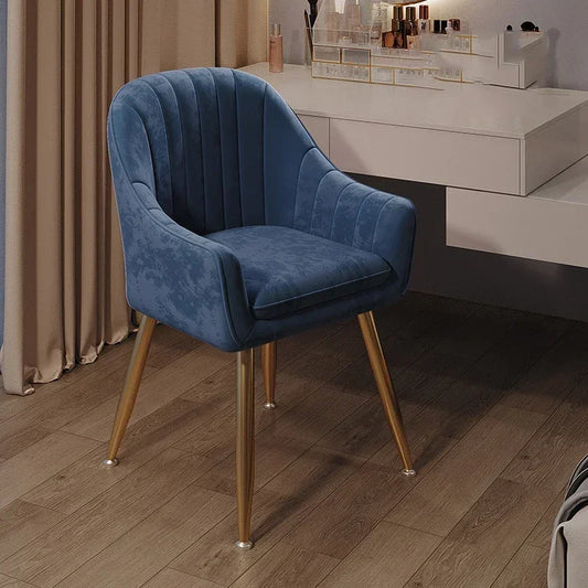 Vaxreen Nordic Velvet Relaxing Armchair for Modern Living Room