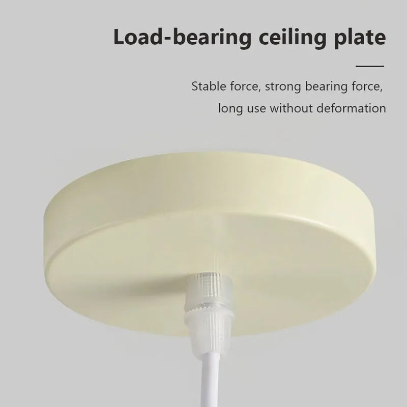 Vaxreen White Pendant Lights Nordic Minimalist Dining Bar Table Lamp