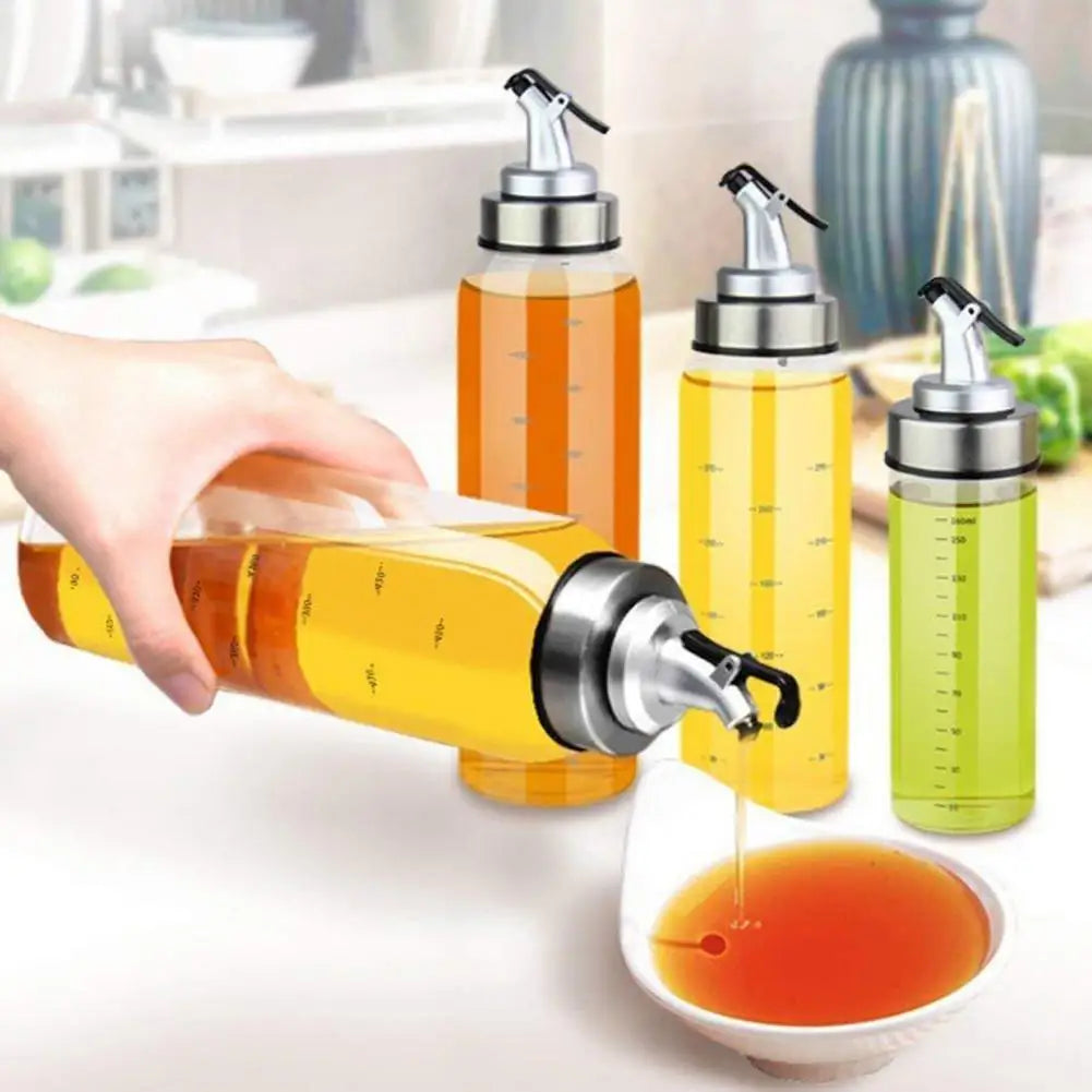 Vaxreen Oil Glass Bottle Resistant Refillable Dispenser for Kitchen