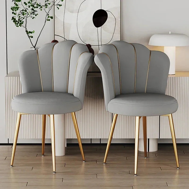 Vaxreen Velvet Modern Living Room Chair Nordic Style Floor Lazy Single Sofa