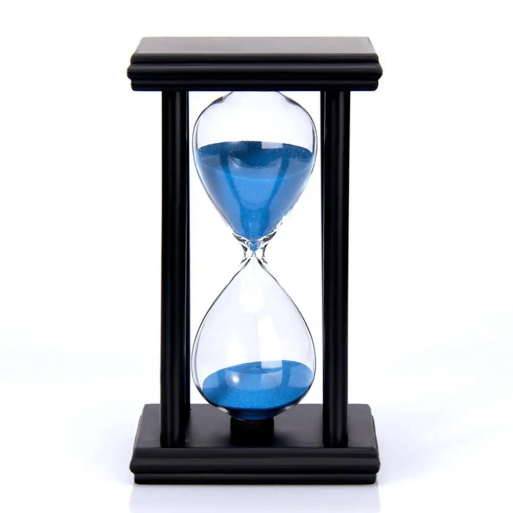 Vaxreen Wooden Hourglass Sand Clock Office Decor Modern Kitchen Timer Ornament