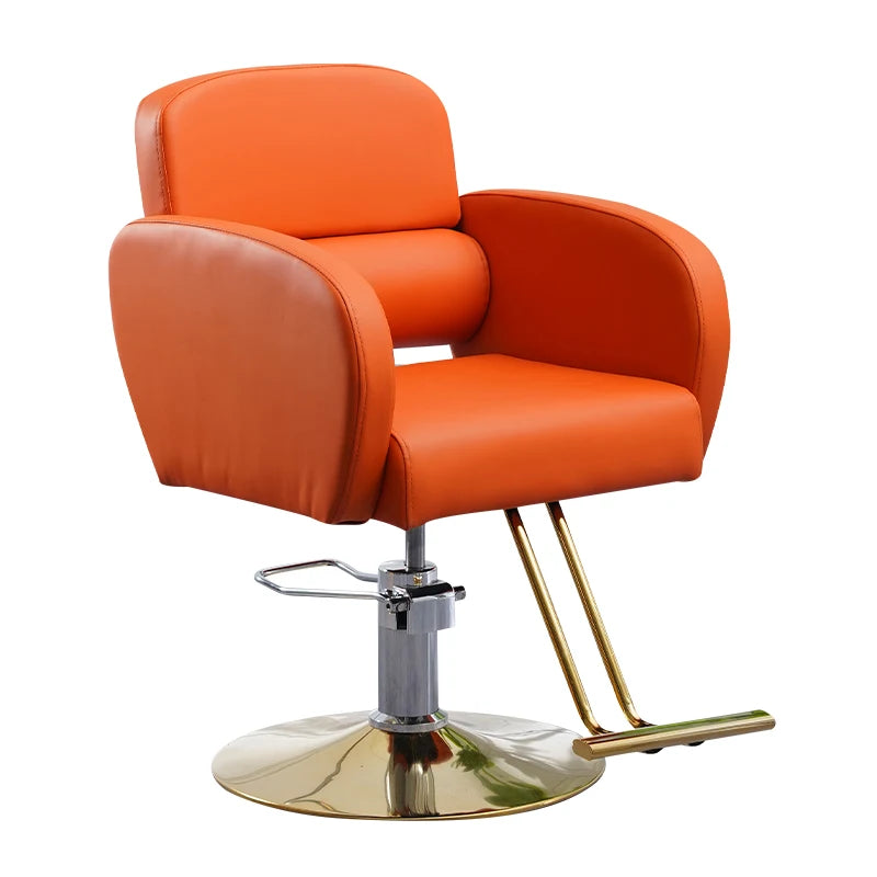 Vaxreen Vintage Barber Chair: Luxury Leather Swivel Professional Hairdressing Equipment
