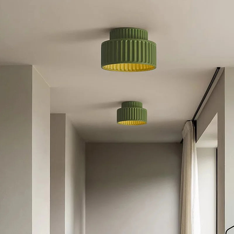Vaxreen Creamy Wind LED Ceiling Light for Bedroom Home Decor