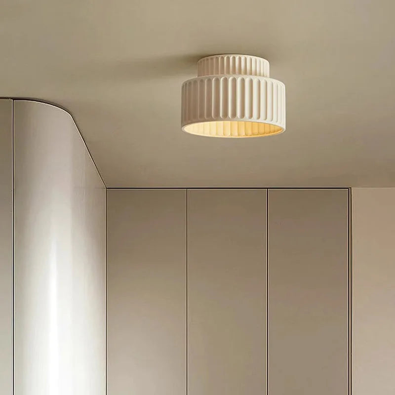 Vaxreen Creamy Wind LED Ceiling Light for Bedroom Home Decor