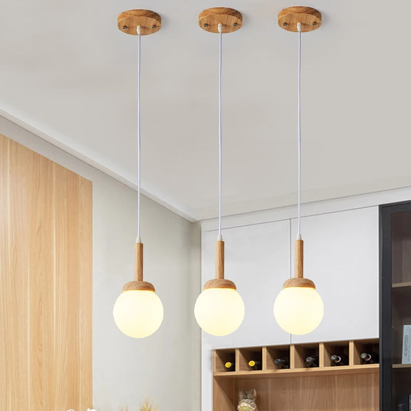 Vaxreen Nordic Pendant Lamp 3-Head Modern Dining Room Bar Kitchen Light