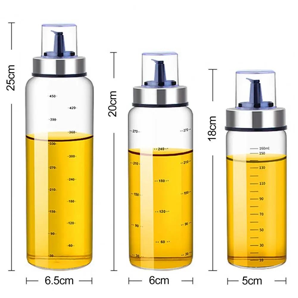 Vaxreen Oil Glass Bottle Resistant Refillable Dispenser for Kitchen