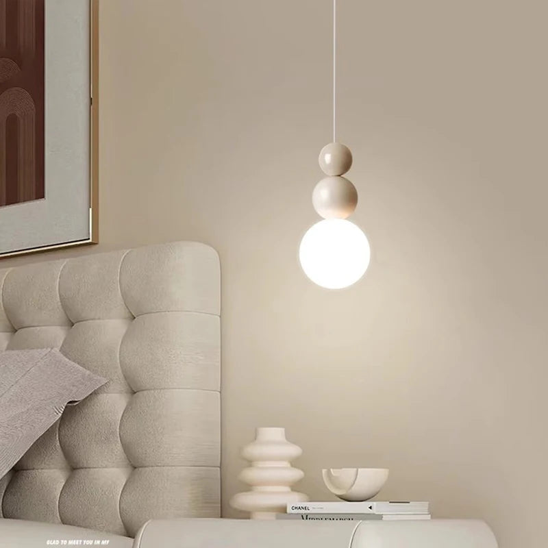 Vaxreen Macaroon Nordic LED Pendant Light for Bedroom Living Room Minimalist Decor