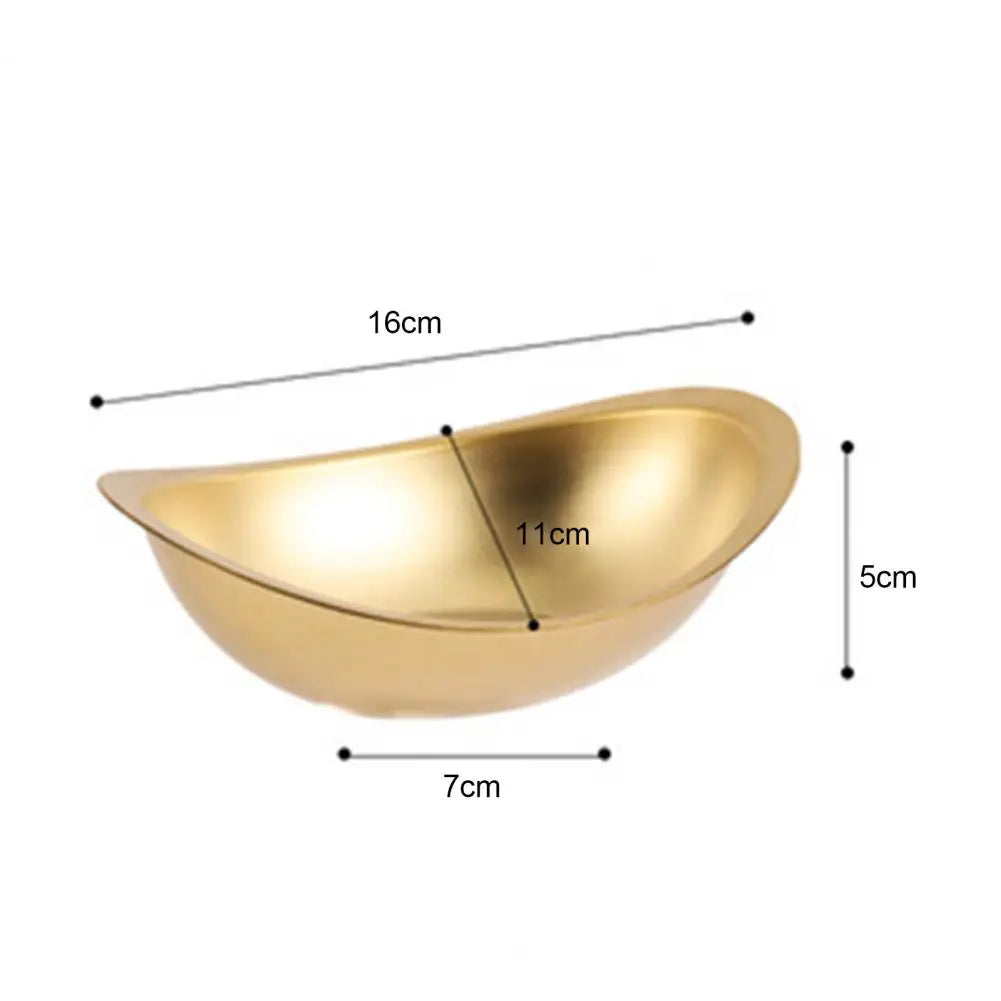 Vaxreen Golden Stainless Steel Large Opening Mixing Bowl