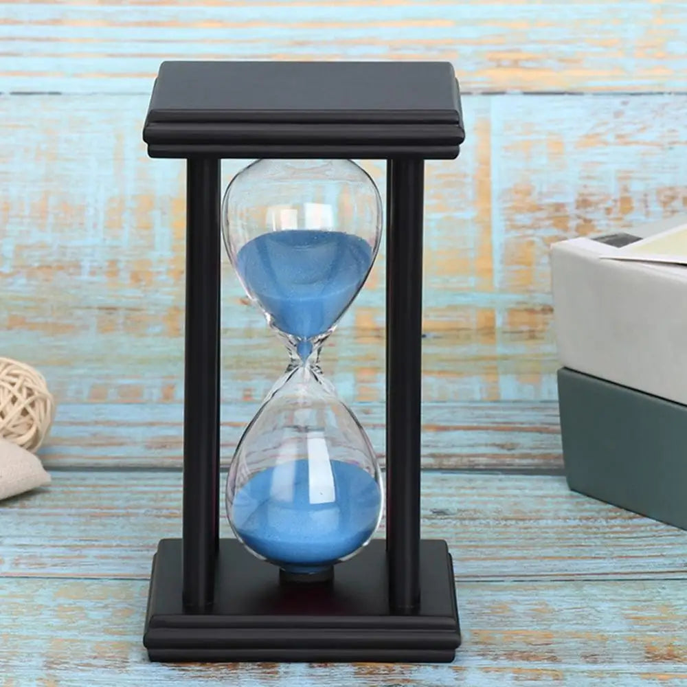 Vaxreen Wooden Hourglass Sand Clock Office Decor Modern Kitchen Timer Ornament