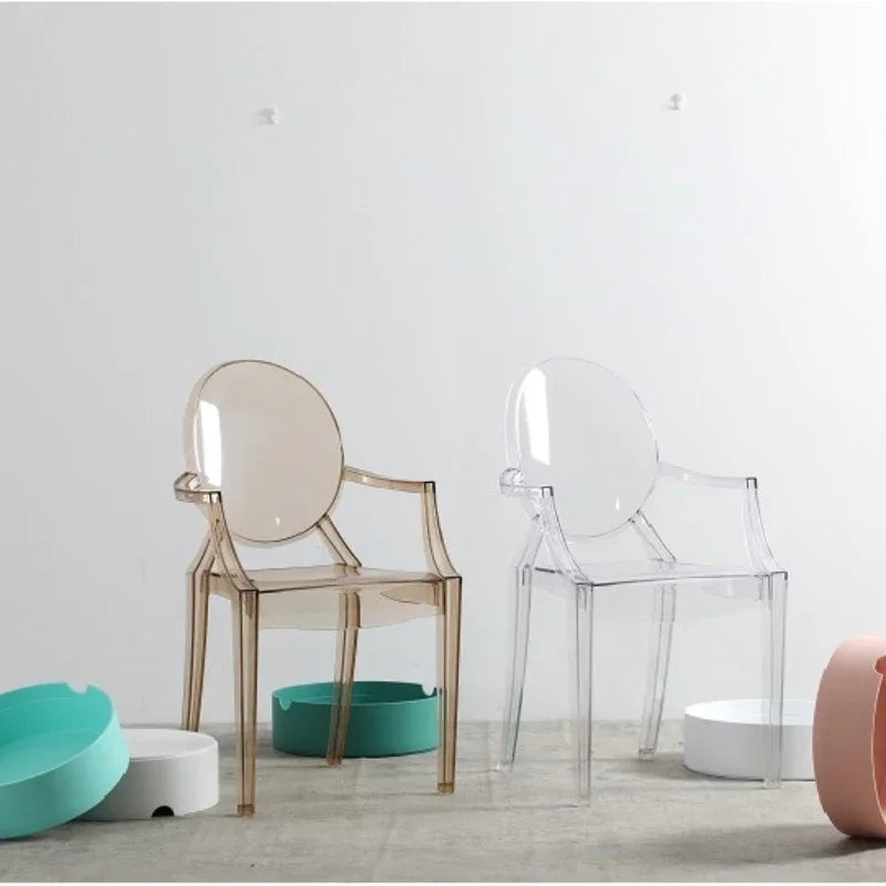 Vaxreen Clear Acrylic Dining Chair Minimalist Modern Nordic Home Furniture