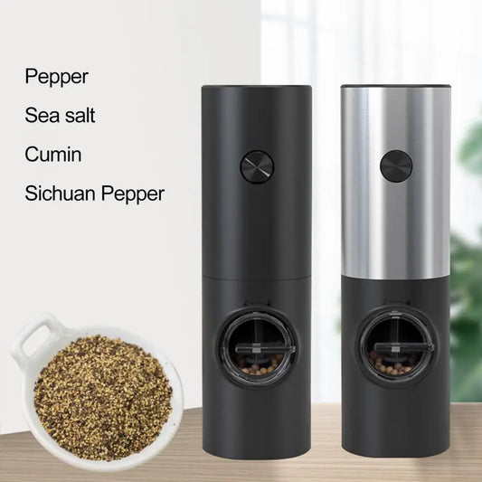 Vaxreen Pepper Grinder: USB Rechargeable Fine Grinding Kitchen Gadget